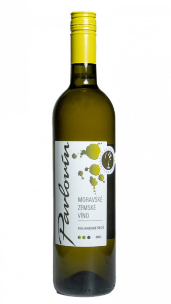 Rulandské šedé - moravské zemské - vinařství Pavlovín - 0,75L