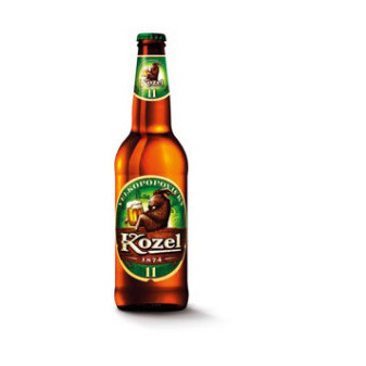 Kozel 11% - světlý ležák -Plzeňský Prazdroj - 0.5L