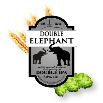 Double elephant - Double Ipa 7,7 % - Beskydský pivovárek 1.0L