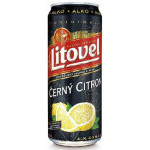 Litovel černý Citron - alko pivo 4.0% - pivovar Litovel - Plech - 0.5L