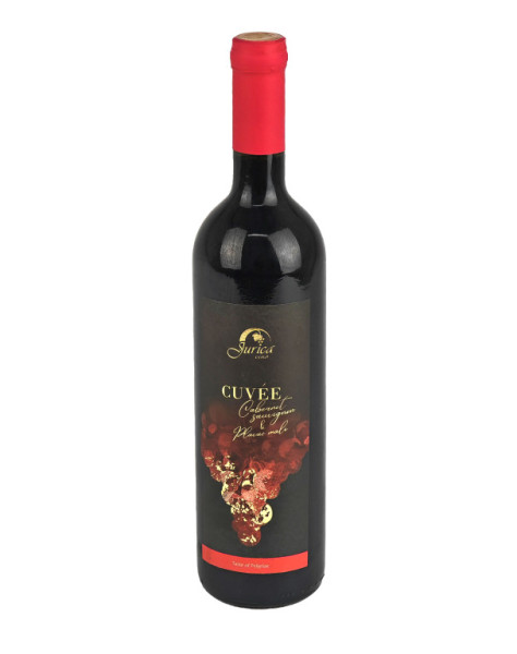 Cuveé - Cabernet sauvignon - Plavac mali - červené suché víno Vrhunsko 13,5% - Jurica - chorvatské víno - 0.75 l