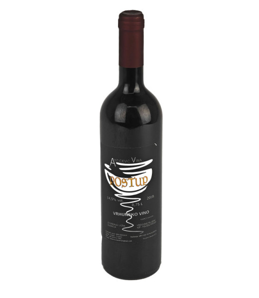Postup - víno červené 0.75l - 14,5% vinařství Antičevič, poloostrov Pelješac - Postup