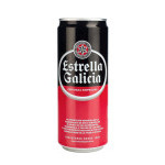 Estrella Galicia pivo 5.5% - světlý ležák- Španělsko - plech- 0.5L