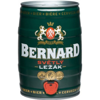 Bernard 11% soudek - světlý ležák - pivovar Bernard - 5L