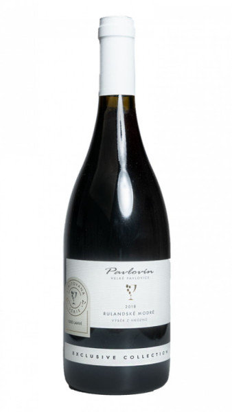 Rulandské Modré Baririque - červené suché PS - vinařství Pavlovín - 0.75L