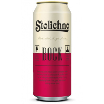 Stolichno Bock pivo 4.2% - bulharské pivo - plech - 0.5L